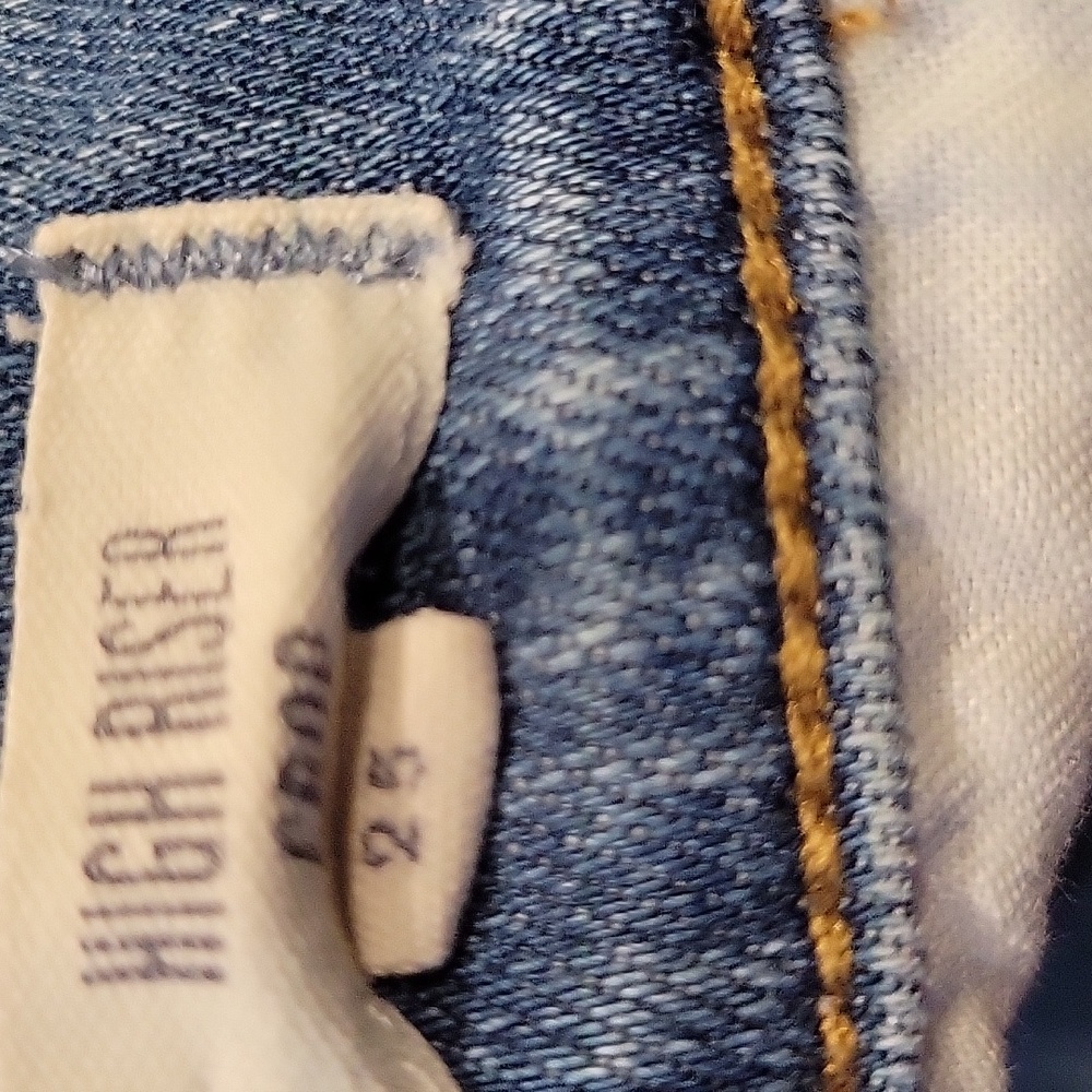 Madewell high rise crop button fly jeans size 25 - Picture 9 of 9